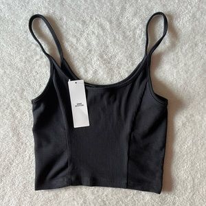 Urban Outfitters Cabana Ribbed Cropped Cami NWT